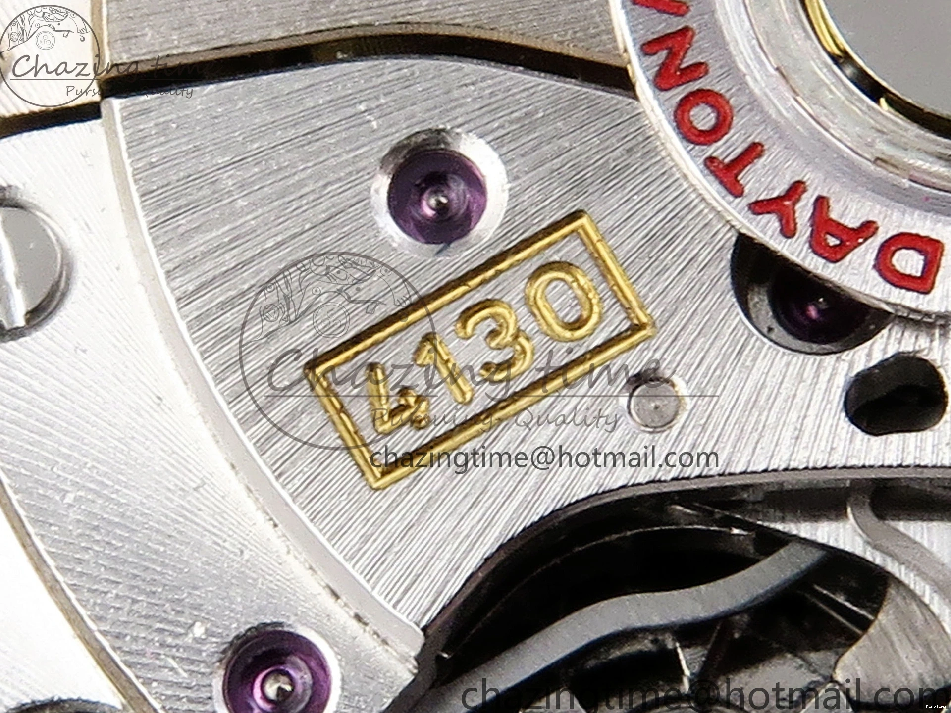 MiroTime 0117 Minimalist DAYTONA 116518 APSF 1:1 BEST EDITION WHITE DIAL ON OYSTERFLEX RUBBER STRAP SH 1781